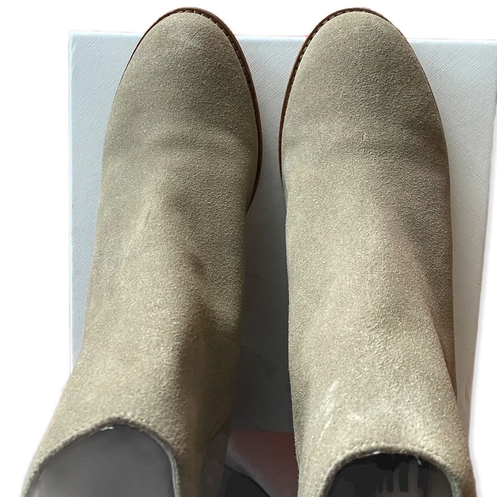 NWT Matt Bernson Beige Suede ankle boots Boho Booties Size 8 - Picture 10 of 15